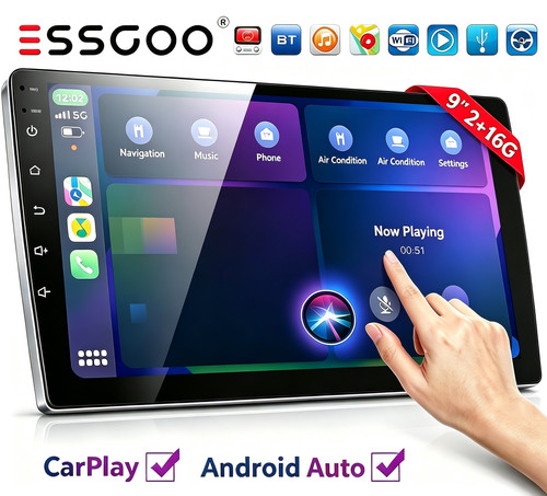 Apple carplay double 2 - 2, din
