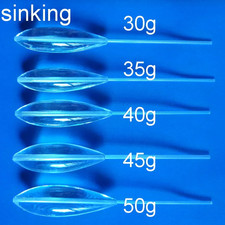 5Pcs Casting Fishing Float Bobber Sinking Bombarda