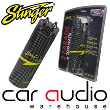 Stinger SSCAP2M 2 Farad 2000 Watts Car Amp Amplifier Digital Power Cap Capacitor