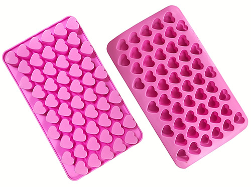 Pink mini love hearts - 55,