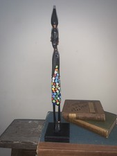 Hand Carved Wooden Beaded