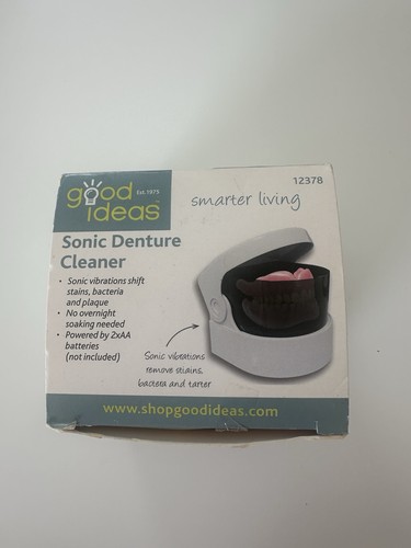 Sonic denture retainer - sonic, cleaner