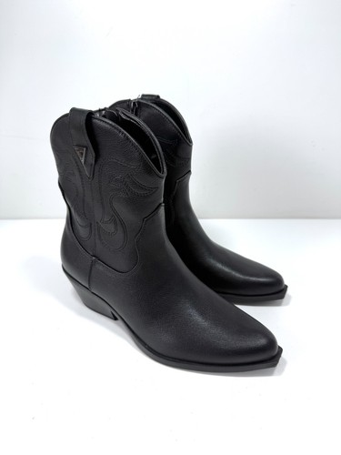 Guess black cowboy boots - guess,