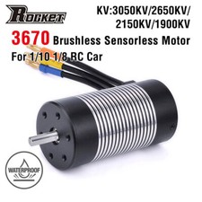 Rocket 3670 Brushless Motor 3050KV 2650KV 2150KV 1900KV for 1/8 1/10 RC Car