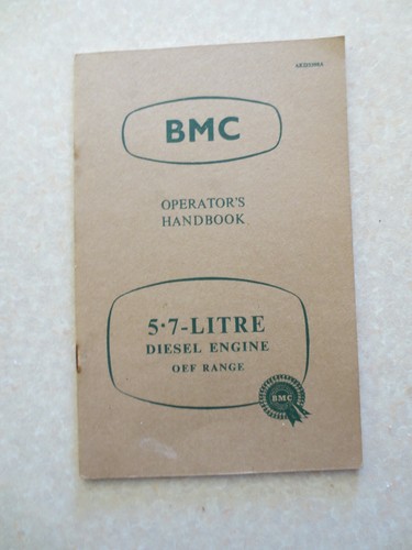 Original 1960s bmc - 5.7, litre