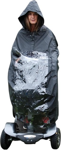 Waterproof poncho for mobility - waterproof,