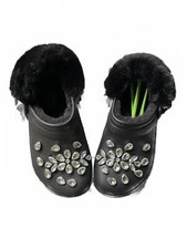 Simone Rocha x Crocs lined clog. UK men 9/ UK women 8/ EUR 42-43