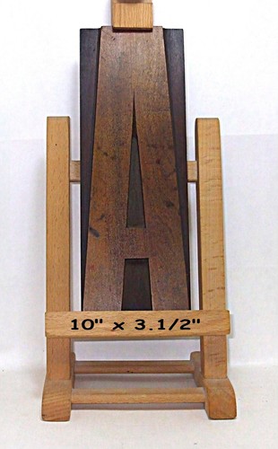 Large letterpress poster type - letterpress,