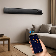 Infrared Heater Radiator Wall Mounted Smart Heating Panel Technology IP44 2.4KW