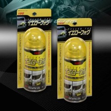 2 X VANS 110ML Tail/Bumper/Corner/Head Lamp YELLOW Lens Paint Spray Universal