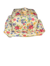 Old Cottage Chintz Covered Butter - Royal Winton