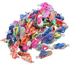 30Pcs Clay Ornament Pendant Bracelet Necklace Accessories Clay Decor