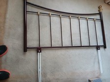 Black Wrought Iron And Brass