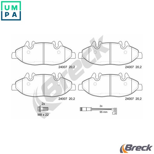 Brake pad set - brake,
