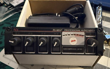 RDL RU-MX4T- 4ch Mic/Line Mixer w/ Phantom Power & Transformer - Mic/Line Output