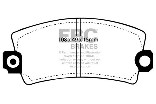 Ebc greenstuff front brake - greenstuff,