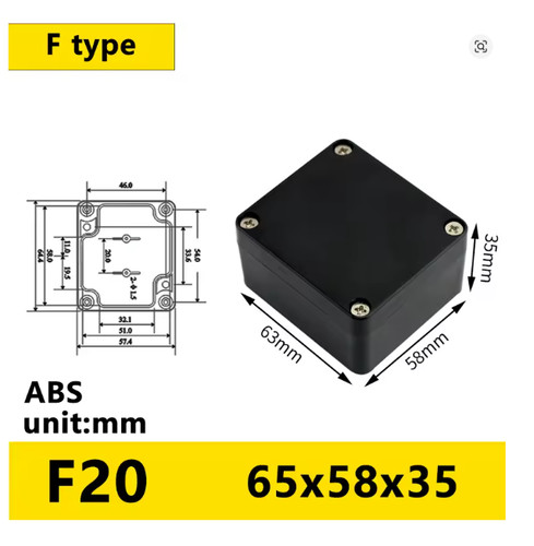 Waterproof junction box abs - waterproof,