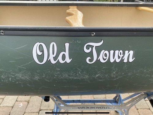 Old town canadian canoe pair - old,