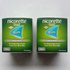 2 x Nicorette 4mg Original
