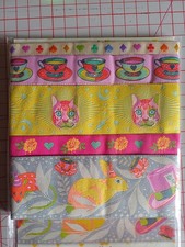 Tula Pink ribbons Curiouser & Curiouser-Alice In Wonderland 5 pack new