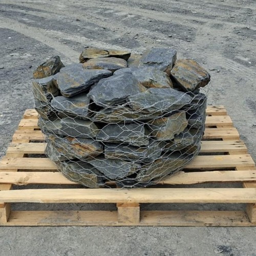 Rockery stone pond - stone, edging