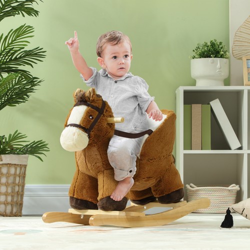 Kids rocking horse plush - kids, horse,