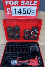 Novopress ACO203 Press Tool Kit 15mm - 66.7mm Mapress Geberit £1450+VAT+EbayFees