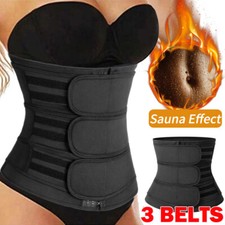Waist Trainer Cincher Trimmer Shapewear Sauna Sweat Belt Slimming Body Shaper 