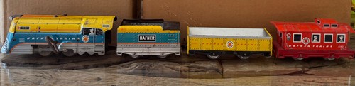Vintage 1950 hafner train - 1950's,