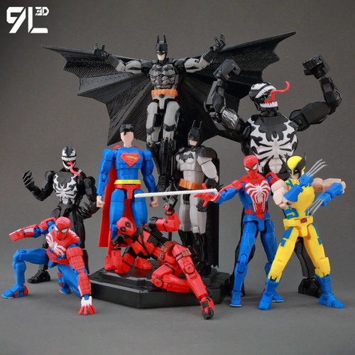 9l3d superhero action figure - superhero,