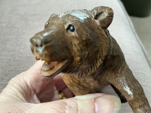 Vintage hand carved black - hand,