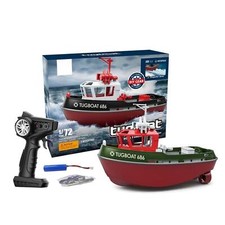 Heng Long 1/72 RC Tugboat 2.4G Long Range Wireless Control Tugboat Model Lights