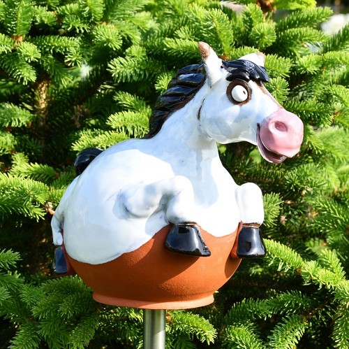 Ceramic garden ball decoration - ceramic,