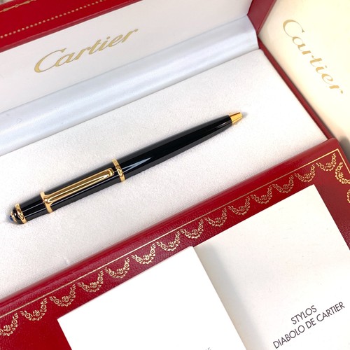 Cartier mini ballpoint - cartier, pen