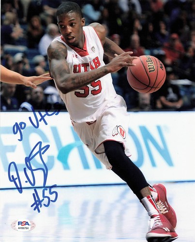 Delon wright signed 8x10 - delon,