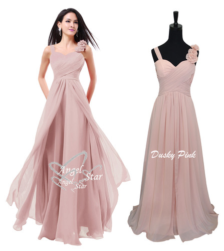 Long chiffon evening formal - chiffon,