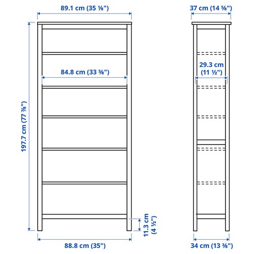 Ikea hemnes bookcase - ikea, bookcase,