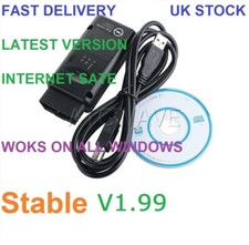 Fits Vauxhall Opel Diagnostic tool OBD2 Diagnostic OPCOM V1.99 INTERNET SAFE