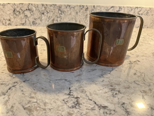 Set copper with brass - set,