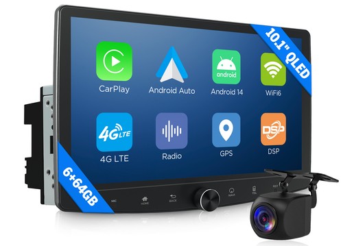 2din carplay android - 10.1",