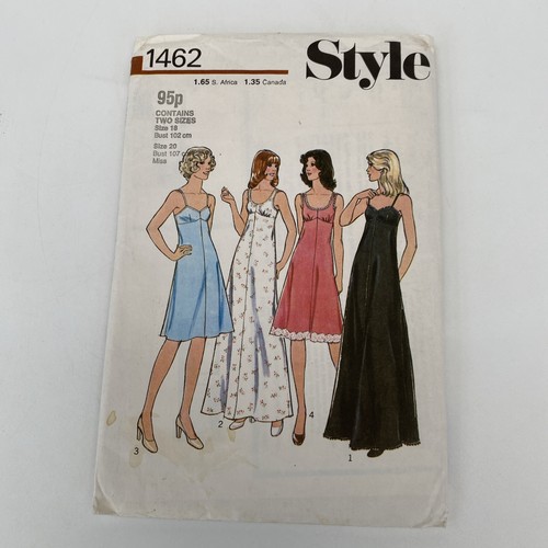 Style 1462 sewing pattern - 1462,