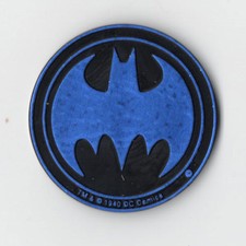 Waddingtons Batman Pog Slammer Kini Circa 1995 - blue variety