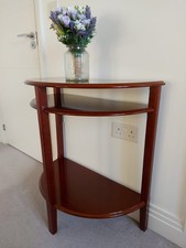 Half Moon Console Side Table