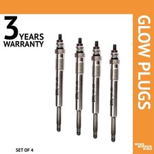 4x Glow Plug for Citroen C8