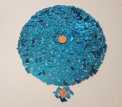 500 pieces off cuts turquoise - 500,