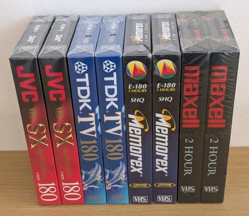 Vhs blank tapes bundle 8 - vhs,