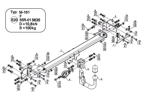 Detachable swan neck - detachable, bar