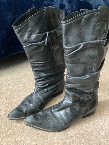 Black ladies leather - , cowboy