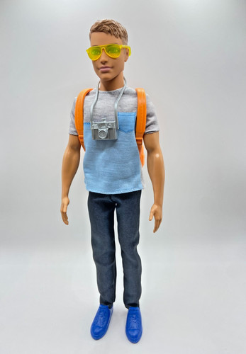 Barbie travel ken doll fwv15 - barbie,