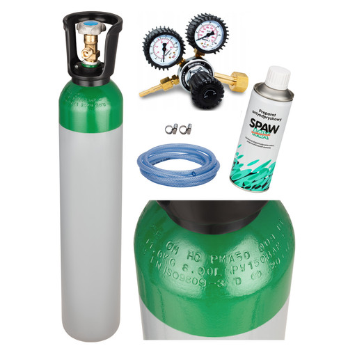 Argon gas bottle full cylinder - bottle,